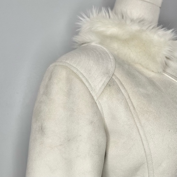 SOLD Playboy Faux Fur Suede Coat - Picture 5 of 5